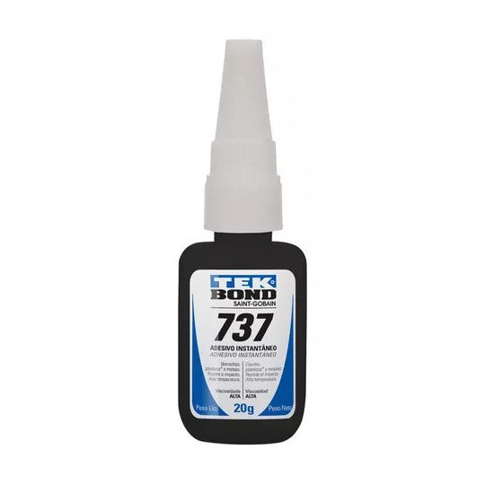 Adhesivo Cianocrilato Anaerobico 20gr Negro Tekbond