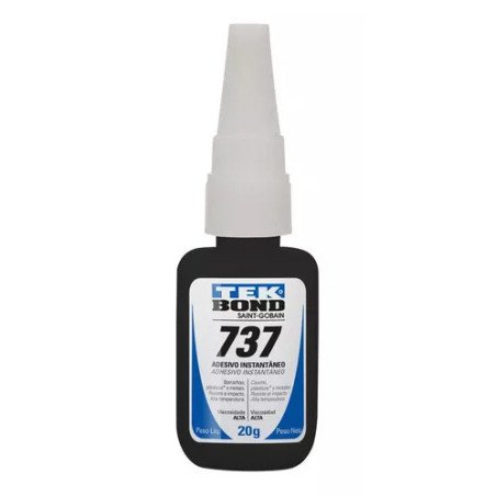 Adhesivo Cianocrilato Anaerobico 20gr Negro Tekbond