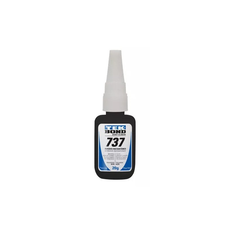 Adhesivo Cianocrilato Anaerobico 20gr Negro Tekbond