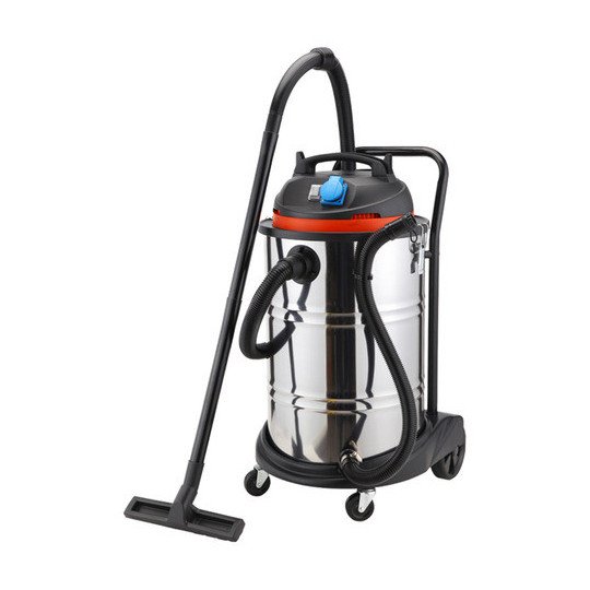 Aspiradora Profesional Fema 60 Lts 1200 W Acero Inox Ruedas