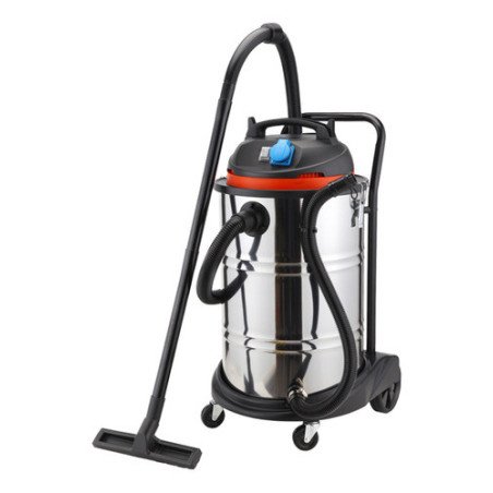 Aspiradora Profesional Fema 60 Lts 1200 W Acero Inox Ruedas