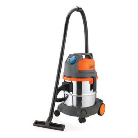 Aspiradora Hogar Fema 20 Lts 1400 W Acero Inoxidable Ruedas