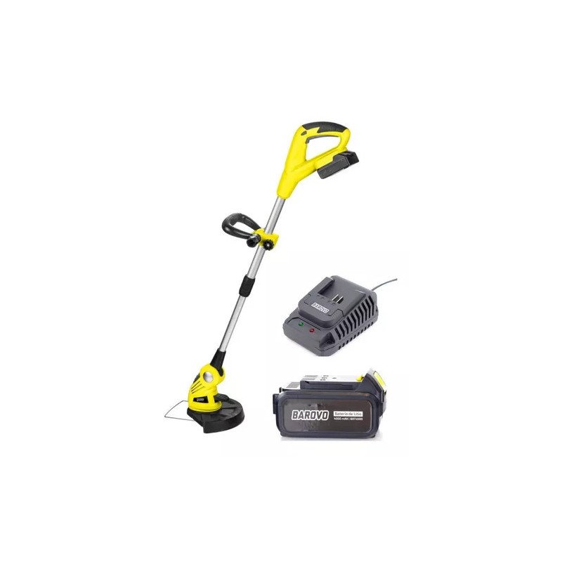 Bordeadora Ion litio 21v cargador+batería 4000mAh Barovo