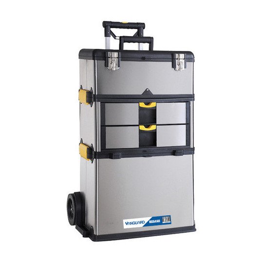 Carro caja de herramientas con ruedas y manija extensible marca Vanguard Carro caja de herramientas con ruedas y manija extensible marca Vanguard