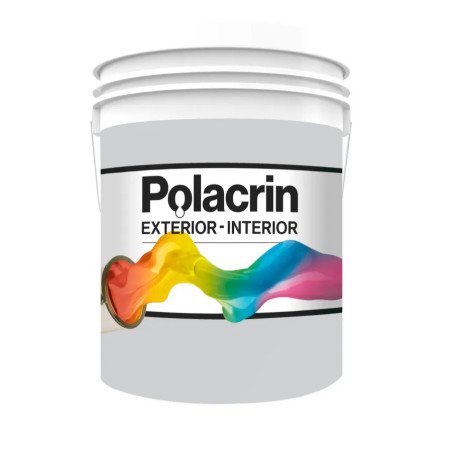 Látex color Blanco Exterior - Interior 20 lt  POLACRIN