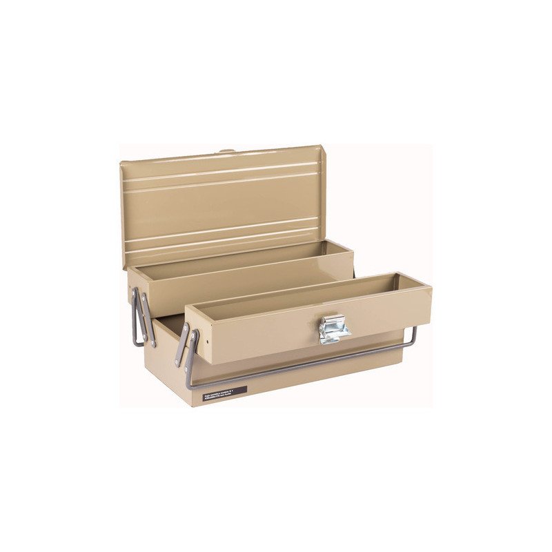 Caja De Herramientas Chapa Reforzada 430x200x170 Mm C Fuelle