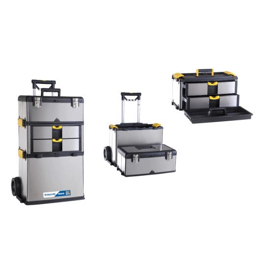 Carro caja de herramientas con ruedas y manija extensible marca Vanguard Carro caja de herramientas con ruedas y manija extensible marca Vanguard