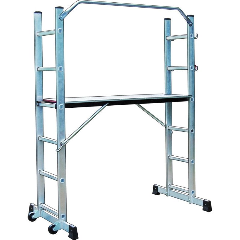 ANDAMIO Y ESCALERA ALUMINIO 3 FUNCIONES