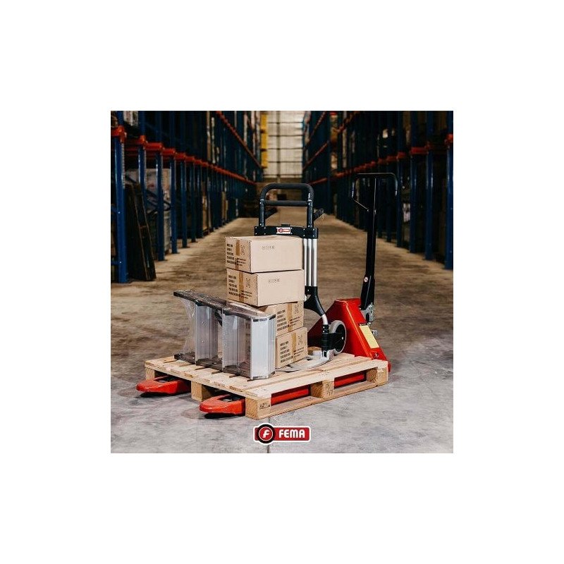 Carro Zorra Transpalet Manual 75 / 190 Mm 2000 Kg 2 Ruedas
