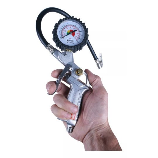 Pistola Fema Compresor Inflador Manometro Racor Michelin