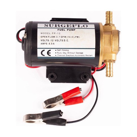 Electrobomba 12v Aceite Bomba Autocebante P Termico 14 Lts M