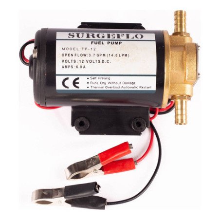 Electrobomba 12v Aceite Bomba Autocebante P Termico 14 Lts M