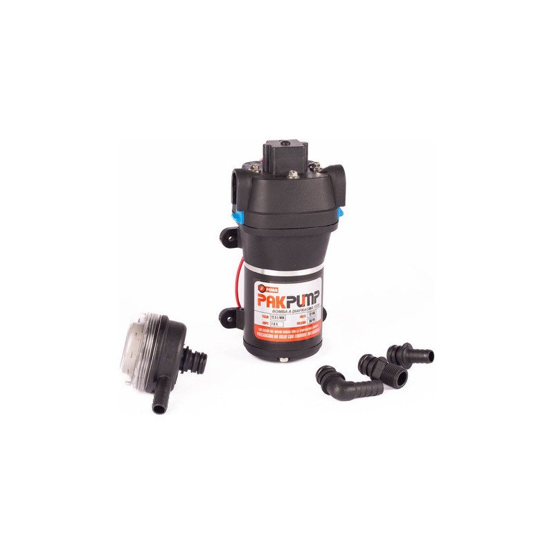 Electrobomba 12v Bomba Presurizadora Agua 12,5 Lts Mins Fema