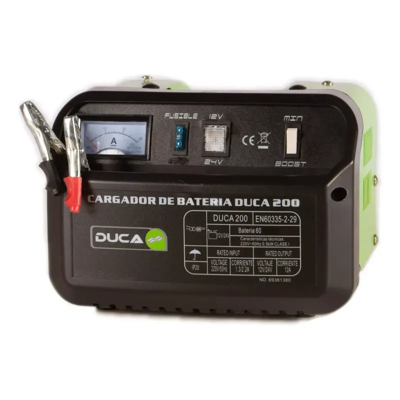 Cargador portatil para auto baterias 12v 200 Amp