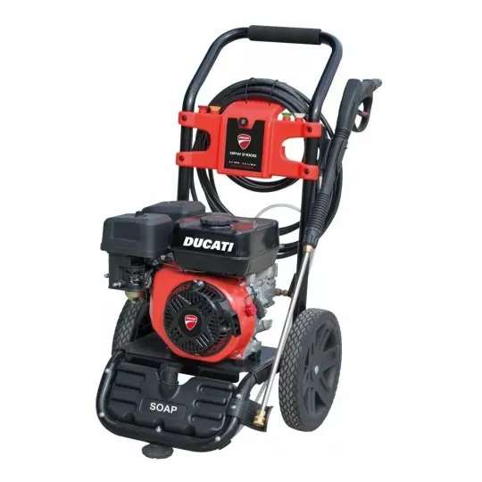 Hidrolavadora Profesional 3100 PSI-213 Bar 5,7 L/m- Motor 5,5 HP-4TT Nafta Marca Ducati Hidrolavadora Profesional 3100 PSI-213 Bar 5,7 L/m- Motor 5,5 HP-4TT Nafta Marca Ducati