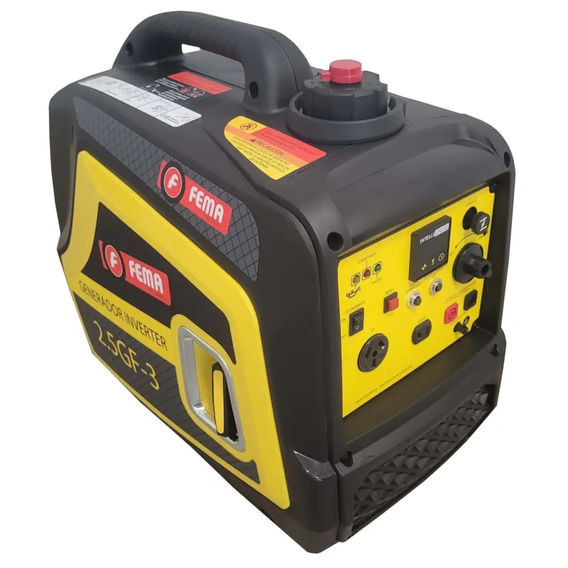 Generador inverter arranque manual 80 Cc 5,2 Litros marca Fema