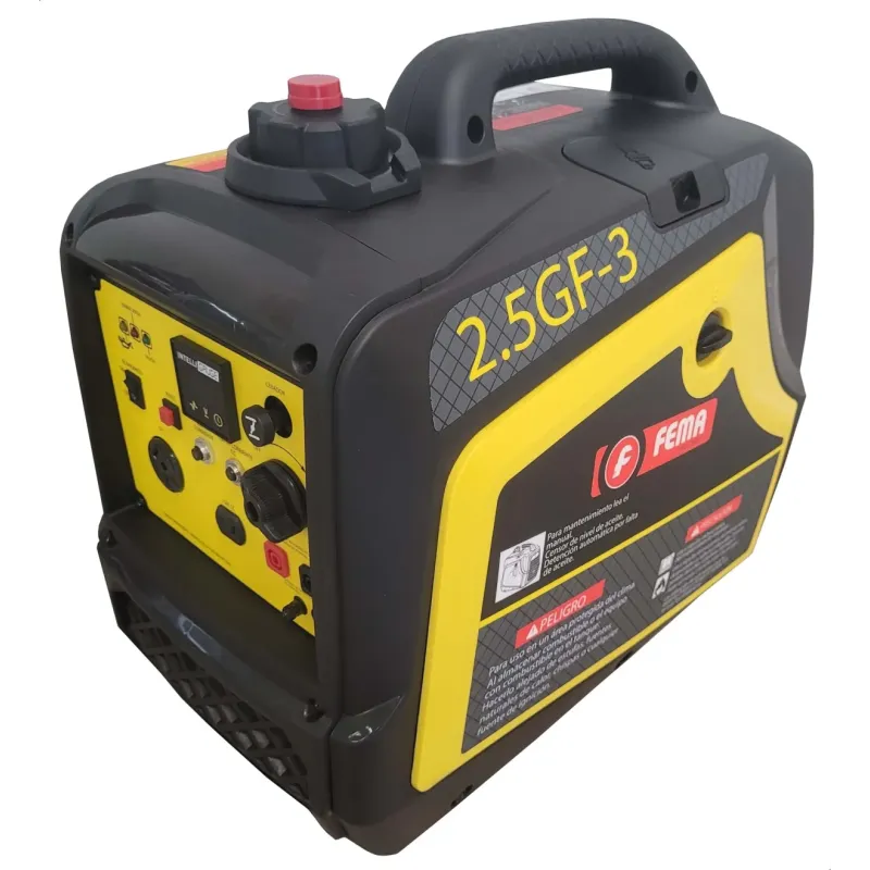 Generador inverter arranque manual 80 Cc 5,2 Litros marca Fema