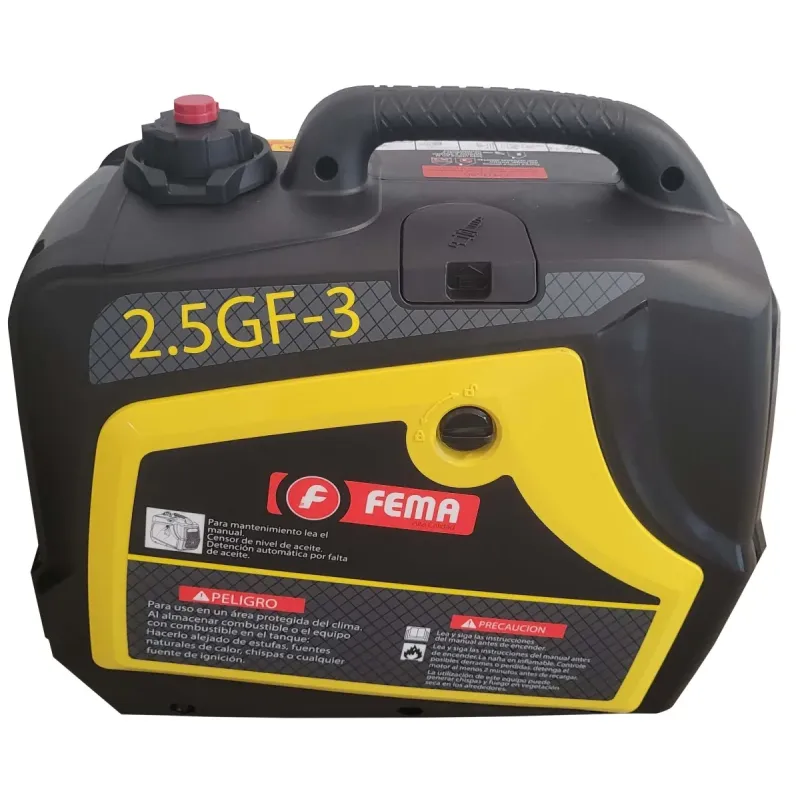 Generador inverter arranque manual 80 Cc 5,2 Litros marca Fema