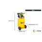 Compresor de aire vertical libre de aceite silencioso 50 lts 1,3hp marca Fema