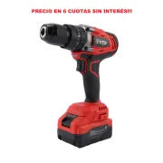 Taladro percutor y atornillador 13 mm brushless + 2 Baterías + Cargador Marca VTO