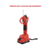 Tijera de poda inalámbrica brushless + Batería + Cargador Marca VTO