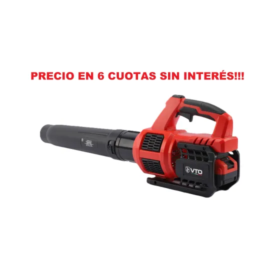 Soplador turbo 480 m³/h + Batería + Cargador Marca VTO Soplador turbo 480 m³/h + Batería + Cargador Marca VTO