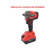 Llave de impacto 1/2" brushless + 2 Baterías + Cargador Marca VTO