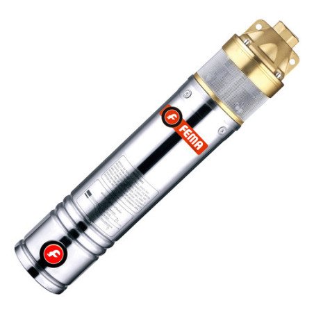 Electrobomba Sumergible Pozo 4 1.5hp Marca Fema