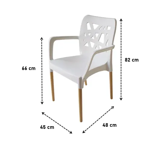 Sillón Franca Set x 4 unidades