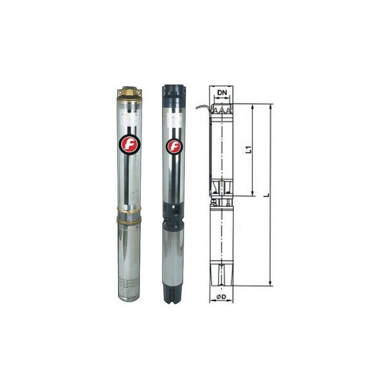 Electro Bombas Sumergible Agua 4 Pulgadas 10 Hp 380v 7,5 Kw