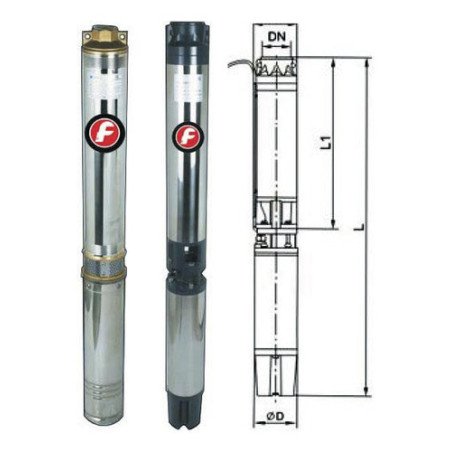Electro Bombas Sumergible Agua 4 Pulgadas 7,5hp 380v 5,5kw