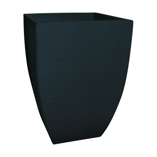 Maceta Cuadrada Moderna Plomo 37x54cm Liviana Resistente Uv