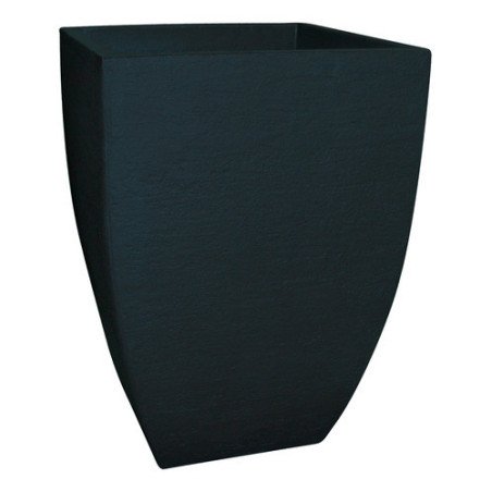 Maceta Cuadrada Moderna Plomo 37x54cm Liviana Resistente Uv